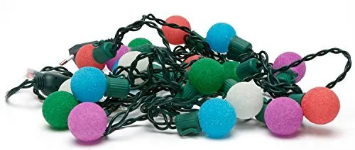 LED-Highlights Bunte Lichterkette Innen Led Candy 20 Kugeln 5,5m Strom Party-Lichterkette Sommer Deko Balkon Garten