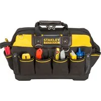 Stanley Werkzeugtasche FATMAX 1-93-950, leer, aus Nylon - Werkzeuggürtel & -taschen, robuste Nylon-Tasche mit wasserdichtem Boden und ergonomischem Gummihandgriff für einfaches Tragen und Zugriff auf Werkzeuge.