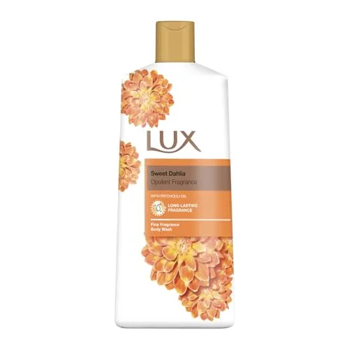 LUX Sweet Dahlia with Patchouli Oil Body Wash - Sanftes & beruhigendes Frauen und Männer Duschgel, pflegende, aromatische Körperpflege, Bade- und Duschschaum, duschbad Essential - 1er Pack, 600 ml