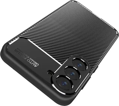 Hülle Kompatibel mit Samsung Galaxy S24 | Handyhülle Silikon Back Cover Case für Galaxy S24 TPU Bumper | Schwarz