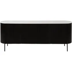 Sideboard BARCELONA aus Mango mit Marmor-Deckplatte