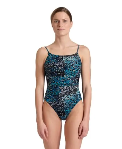 ARENA Damen Water Print Badeanzug