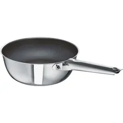 Schulte-Ufer Sauteuse Romana i XXStrong, 20 cm - Edelstahl Stielkasserolle mit 1,5 L Fassungsvermögen, ideal zum sanften Kochen und Schwenken. Mit energiesparendem Allherd-Kupferboden und kratzfester XXStrong-Antihaft-Versiegelung für perfekten Geschmack.