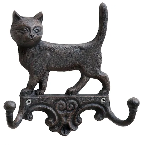 Wandhaken Gusseisen Garderobenhaken Kleiderhaken Gusshaken L 16,5 cm Hundehaken