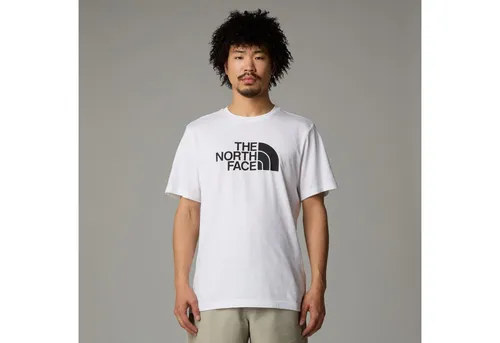 The North Face Easy Herren Laufshirt - Weiß - XL - Trainingsbekleidung für umweltbewusste Sportler, das kurzärmelige T-Shirt bietet hohen Tragekomfort und Atmungsaktivität.