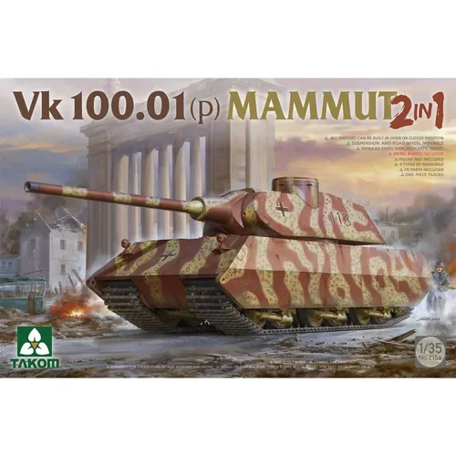 VK 100.01 (p) Mammut Takom No. 2156 1:35 neu