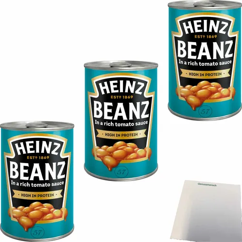Heinz Baked Beans 3er Pack 3x415g Dose usy Block