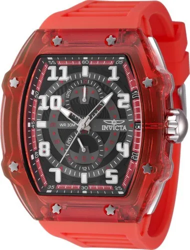 Invicta Racing Herren 48,5mm Tonneau Quarz Uhr - Farbwahl von Invicta