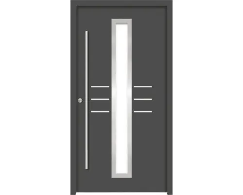 Produktbild Splendoor Haustür HESTIA Aluminium 1000x2100 mm Anthrazitgrau DIN Links (nach in