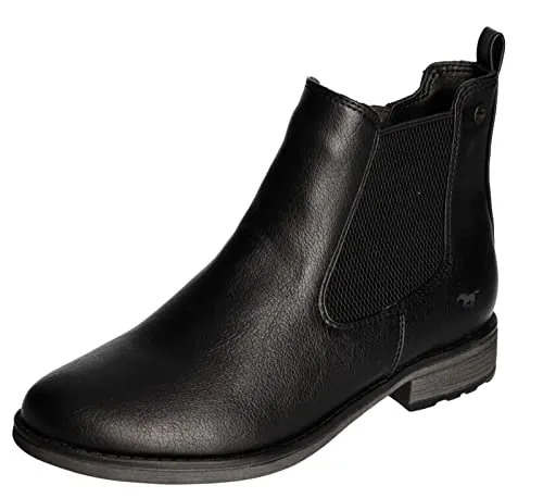 MUSTANG Damen Chelsea Boot, schwarz, 39 EU