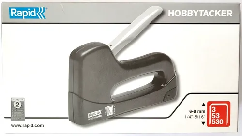 Rapid Hobbytacker 6-8mm Kunststoff Isaberg 23785100 in schwarz von Rapid