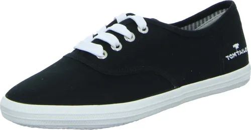 Leinen Schnürhalbschuh 539240100 - Sportlicher Sneaker von Tom Tailor, ideal für den Sommer. Leichtes, strapazierfähiges Obermaterial und gepolsterte Innensohle für maximalen Komfort bei jedem Schritt.