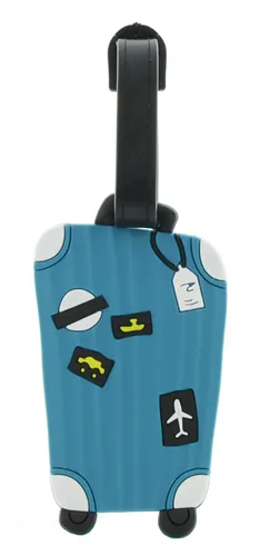 Fabrizio Kofferanhänger Namensschild 10275 Türkis