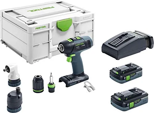 Festool Akku-Bohrschrauber T 18+3 HPC 4,0 I-Set von Festool