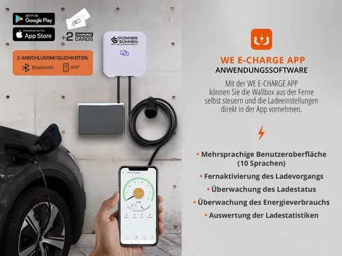 Wallbox KS P32/1, 7 kW, Typ 2, 32 A - Effiziente Wallbox für das Laden von Elektrofahrzeugen, ideal für den privaten Einsatz. Kompakt und leistungsstark, sorgt sie für schnelles und sicheres Aufladen.