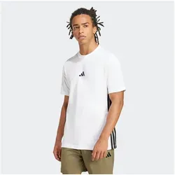 adidas 3 Stripes Single Jersey Tee 3XL - Weißes T-Shirt - Herren-Shirt im klassischen adidas-Look, 100% Baumwolle für hohen Tragekomfort, ideal für die Freizeit. Entdecke weitere Top-Angebote von adidas!