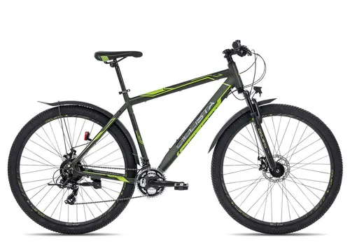Ciclista Adventure 29 Disc | All-Terrain-Bike - Vielseitiges All-Terrain-Bike mit 21-Gang-Schaltung und Scheibenbremsen. Ideal für Alltag und Offroad-Abenteuer, ausgestattet mit LED-Lichtanlage für sicheres Fahren bei Dunkelheit.