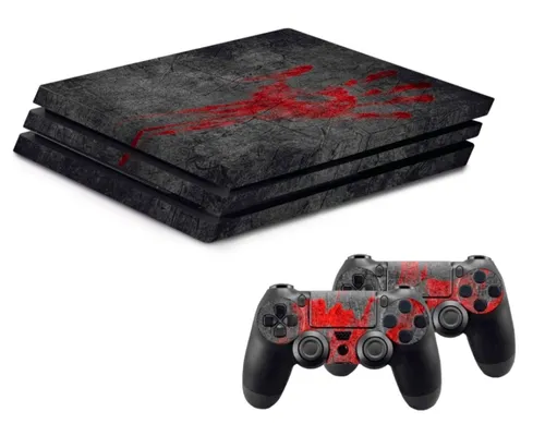 Hama Design-Skin Undead Blood Folie Aufkleber Sticker Vinyl für Sony PS4 PRO