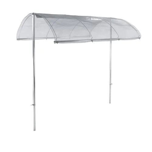 Tomatendach bellissa 150 x 120 x 185 cm silber von bellissa