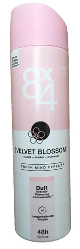 8x4 Velvet Blossom Deo Spray 48h Schutz 150ml 1er Pack