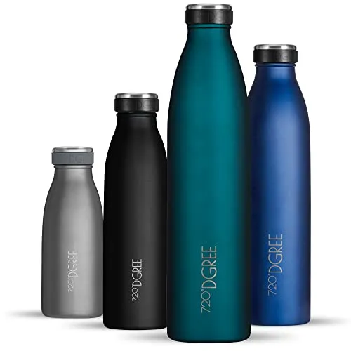 720°DGREE Edelstahl Trinkflasche “milkyBottle” in grün von 720°DGREE