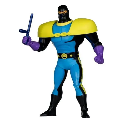 Mcfarlane Toys Batman Gold Up - DC Direct Build-a Wave 5 Lock-Up Black Light Edition Actionfigur 15 cm - Actionfigur aus dem DC Universum, 15 cm groß, mit Schwarzlichtbasis und weiterem Zubehör, ideal für Sammler und Batman-Fans.