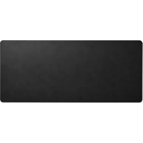 Spigen XXL Schreibtischunterlage aus Velo Vegan PU Leder - Schwarz - Papeterie Unterlage in 900mm x 400mm, wasserfest und rutschfest für optimale Benutzerfreundlichkeit. Ideal für Gaming und Büroarbeiten.