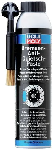 Liqui Moly 3074 Bremsen-Antiquietschpaste 200ml - Spezialschmierstoff für Bremsen, verhindert Quietschen und sicheres Festhalten der Felgen, ideal für hohe Temperaturen von -40°C bis +1200°C.