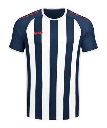 JAKO Herren Trikot Inter KA - Trikots aus 100 % recyceltem Polyester, strapazierfähig und elastisch. Der Rücken aus Micro-Mesh sorgt für optimale Atmungsaktivität beim Sport.
