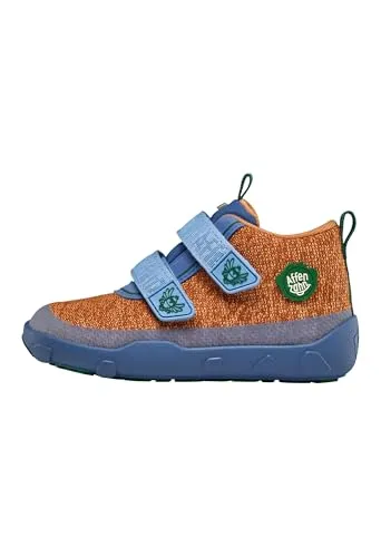 Affenzahn Übergangsschuh Knit Happy - Sneaker für Mädchen, wasserdicht und atmungsaktiv mit Kaltfutter, ideal für kalte Tage. Rutschfeste Sohle und Klettverschlüsse sorgen für einfachen Einstieg und sicheren Halt.