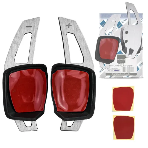 BRANDT Schaltwippen Verlängerung SET ALU SILBER für VW Amarok I 2016-2022 - Elegante Schaltwippenverlängerung aus hochwertigem Flugzeugaluminium für präzise Schaltvorgänge. Perfekt für den sportlichen Einsatz im VW Amarok.
