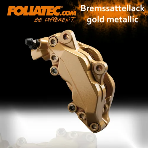 BREMSSATTEL LACKSATZ PRESTIGE GOLD METALLIC 3 KOMPONENTEN von FOLIATEC
