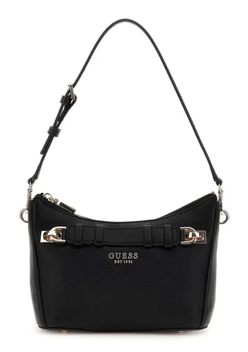 GUESS Gregoria Top Zip Shoulder Bag Umhängetasche Schwarz - Stylische Umhängetasche für Damen in elegantem Schwarz. Mit verstellbarem Riemen und praktischem Reißverschluss für sicheren Zugriff. Ideal für Freizeit und Alltag.