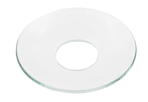 Holfeuer Crystal Design Spitzkerze Glas-Kerzenmanschette - Elegante Glas-Kerzenmanschette für Spitzkerzen bis Ø 25 mm. Schützt Ihren Tisch vor Wachs und sorgt für stimmungsvolles Licht bei jedem Anlass. Hergestellt aus klarem Glas, ideal für festliche Dekorationen.