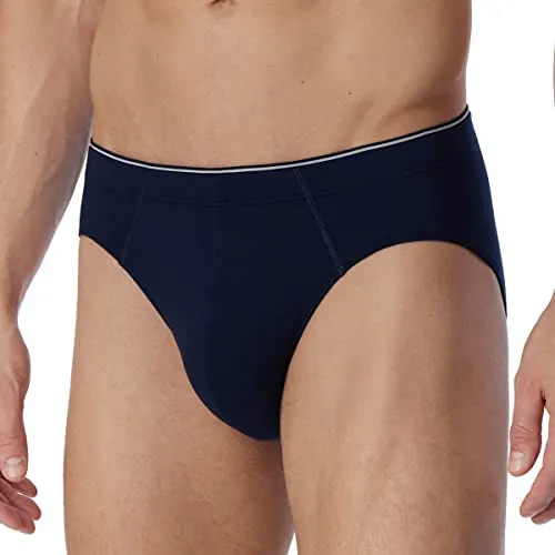 Schiesser Herren Unterwäsche Slip Bio Baumwolle - 95/5 Originals, dunkelblau_177696, 5/ M