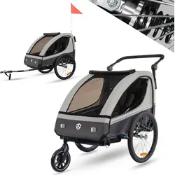 TIGGO Fahrradkinderanhänger mit Buggy Set