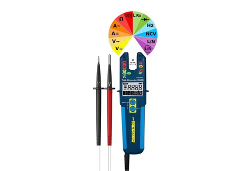 Pancontrol Spannungsprüfer PAN ALLROUNDER 200AD - Messgeräte, vielseitiger Spannungs- & Durchgangsprüfer für präzise Messungen und zuverlässige Ergebnisse.