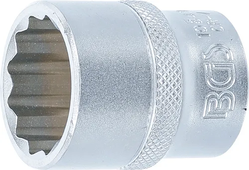 BGS-10643 Steckschlüssel-Einsatz Zwölfkant Antrieb Innenvierkant 12,5 mm (1/2) S