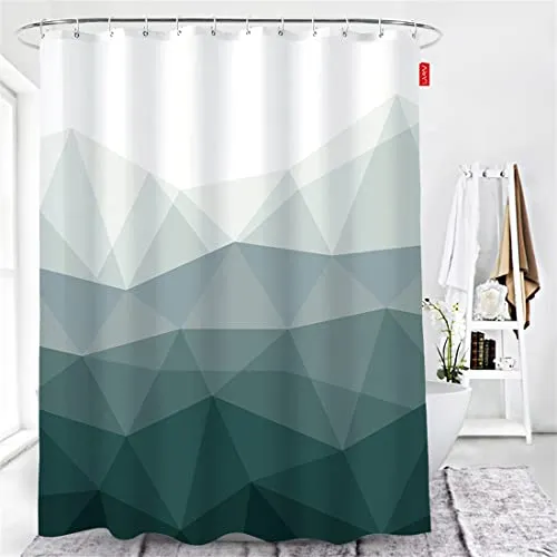 Lindong Farbverlauf Duschvorhang 240x200cm – Wasserabweisend und Langlebig