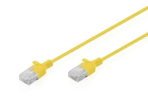 Digitus DK-1618-015S-Y RJ45 Patchkabel CAT 6 U/UTP 1.5m Gelb