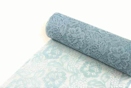 S.I. ZWARTZ BV Tischläufer SIZOLACE® ROSE, Spitzen-Optik, Tischläufer, Tischband 30cm/5m