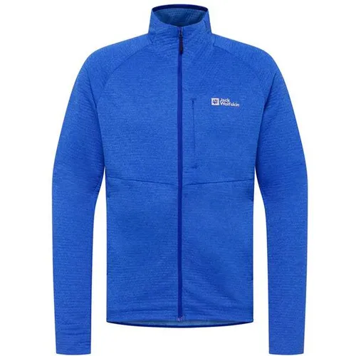 Jack Wolfskin Taiga FZ M - Funktionsjacke für Männer - Bequeme Midlayer-Funktionsjacke mit durchgehendem Reißverschluss, Daumenschlaufen und mehreren Taschen für optimale Funktionalität und Komfort.