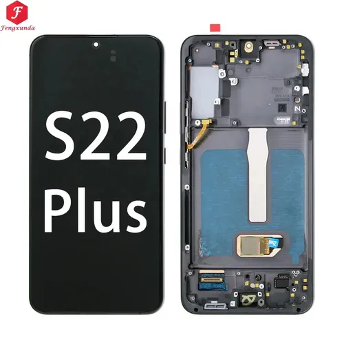 Samsung Galaxy S22 Plus 5G Display LCD Austausch - Handy-Komponenten & -Teile, Premium Qualität ohne Pixelfehler, ideal für den professionellen Einbau in Fachwerkstätten.