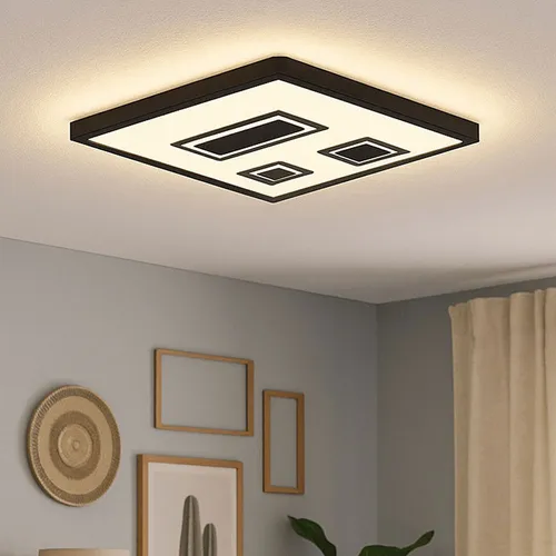 Briloner Leuchten LED Deckenleuchte 22W - Moderne Deckenlampe mit Hintergrundbeleuchtung, 3.000 Lumen, energiesparend und ideal für Wohnzimmer, Küche oder Schlafzimmer.