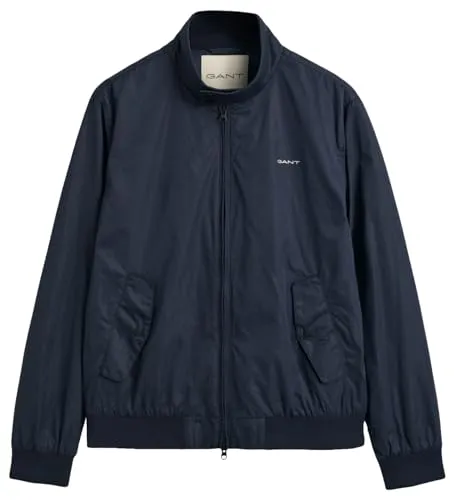 Gant Blouson Leichte Harrington Jacke in EVENING BLUE - Funktionsjacke aus 100% Polyester, tailliert und wetterbeständig – ideal für jeden Anlass und schützt vor Wind und Wetter.