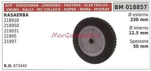 Rad Rasenmäher Husqvarna 218910 218950 018857 von Husqvarna