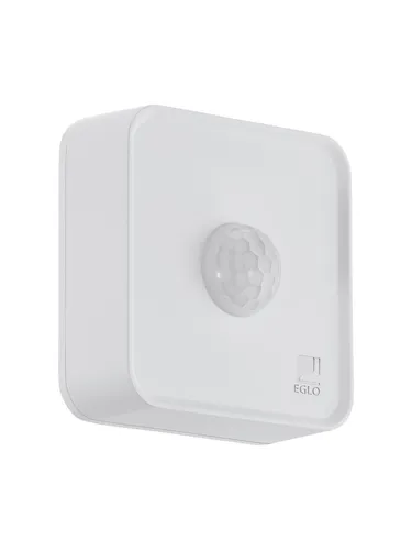 EGLO Connect Sensor - Smart Home Bewegungsmelder - Lampenschirme für EGLO Connect System, batteriebetrieben, mit einer Reichweite von bis zu 12 Metern und individuell einstellbarem Dämmerungssensor für automatisches Licht.