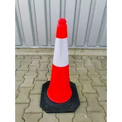 Verkehrsleitkegel 75 cm Profi Pylone Pylonen Warnkegel Leitkegel Hochreflex