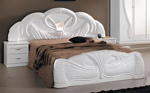 Klasse Schlafzimmer Set 3tlg. mit Doppelbett und Nachttischen - Elegantes 3-teiliges Schlafzimmer Set in Weiß, bestehend aus einem Doppelbett und zwei Nachttischen. Ideal für stilvolle Einrichtung und optimalen Komfort.