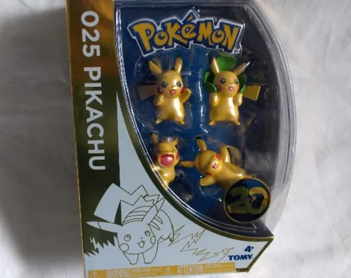 Pokemon  Pikachu Metallic Mini Figuren 4er-Set gelb von Pokémon